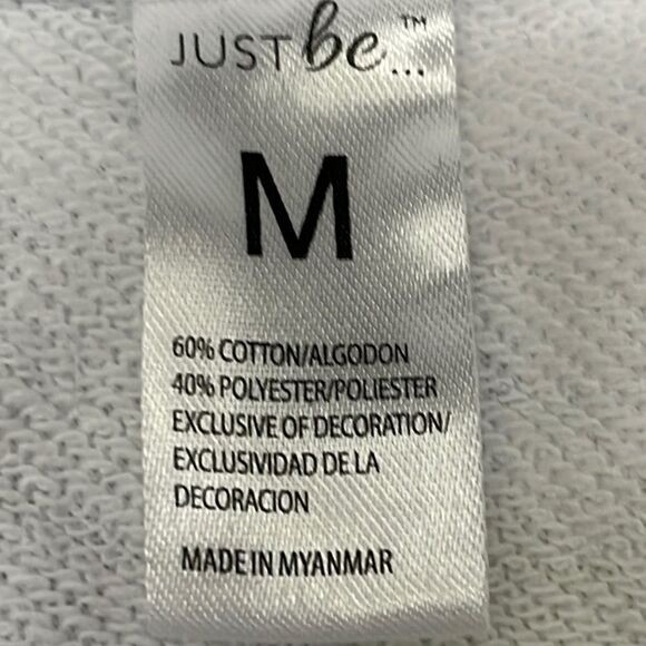 Just Be Green and Blue Tie Dye Soft and Comfy Crewneck Sweatshirt- Medium - Picture 6 of 7